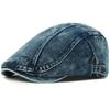 HT4804 Mens Berets Women Spring Summer Autumn Denim Cap Artist Painter Beret Hat Male Female Ivy Flat Cap Adjustable Beret Cap
