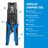 F/BNC/RCA RG6 Industrial Grade Carbon Steel Crimping Compression Pliers for Coaxial Cable Crimper with Wire Stripping Cutting