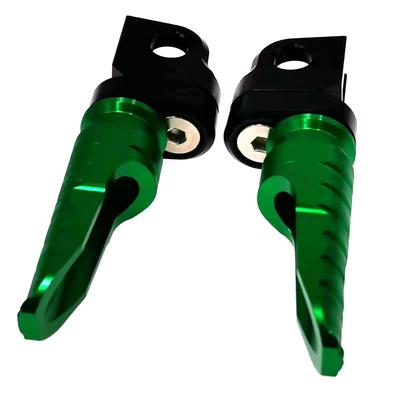 For KAWASAKI NINJA ZX-6R ZX-10R ZX-12R ZX-14R ZZR 1400 ZZR 1200 ZZR 600 ZRX1200 ZX-9R Rotating Front Footpegs Foot Pegs
