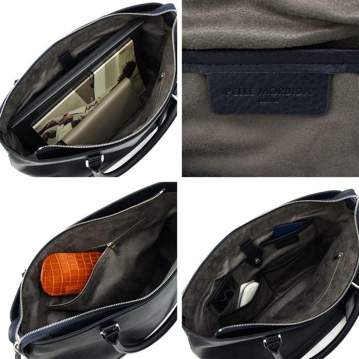 [Pelle Morbida] Bag Tote Bag PMO-MB059A Navy