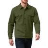 Men's Small Checkered Jacquard Knit Button Pocket Jacket, Spring and Autumn Warm Business Style Top