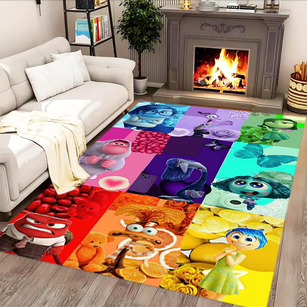 Inside Out Emotions Adventure for Living Room Rug, Bedroom, Study Room, Hallway Decoration, Perfect for Home Decoration or Holiday Gifts