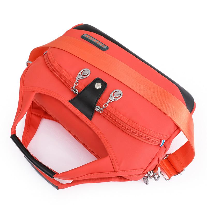 Fashionable and Lightweight Oxford Cloth Women's Casual Large Capacity Waterproof Travel Shopping Hand-held Shoulder Crossbody Bag