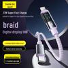 Beimo Smart Digital Display Braided Fast Charging Cable