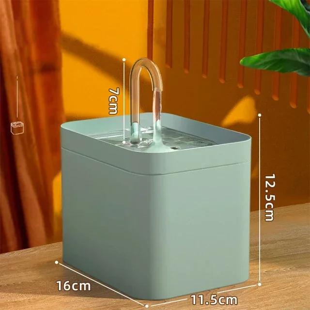 1,5 l ultra-leiser Katzentrinkbrunnenfilter, intelligenter automatischer Wasserspender für Haustiere und Pumpen zur Vermeidung von Burnout, Umwälzfilter