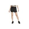 Nike Dri-FIT Swift Women's Mid-Rise 8cm Approx. 2-in-1 Running Shorts With Pockets Black DX1030-010