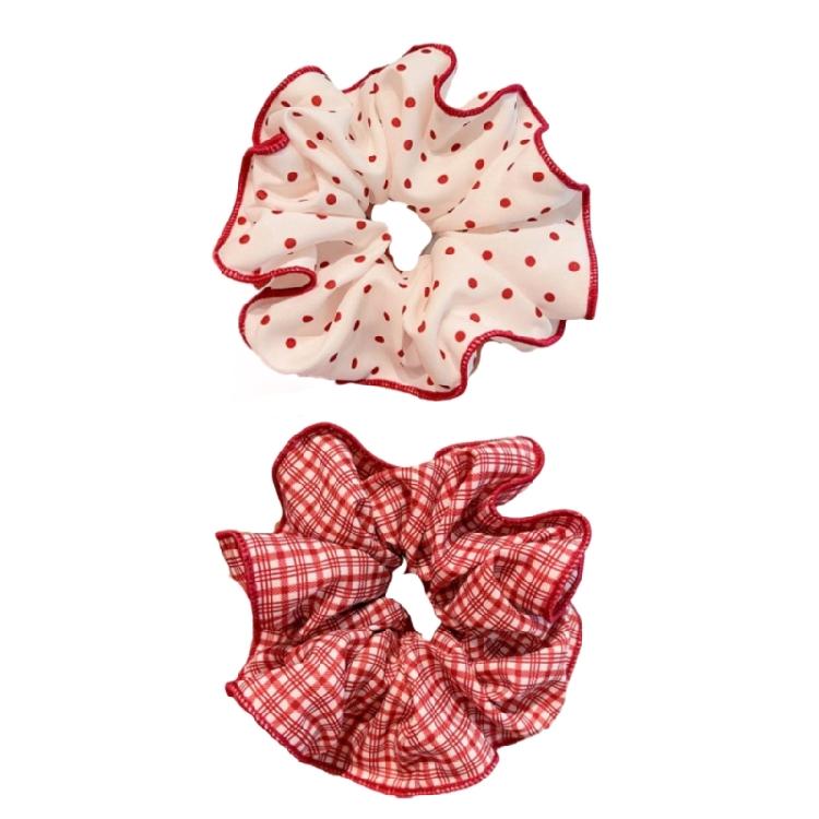 Elegant Hair Tie Elastic Scrunchies Ruched French Hair Rings for Elegant Updos Suitable for Long Hair Stretchy Hair Tie