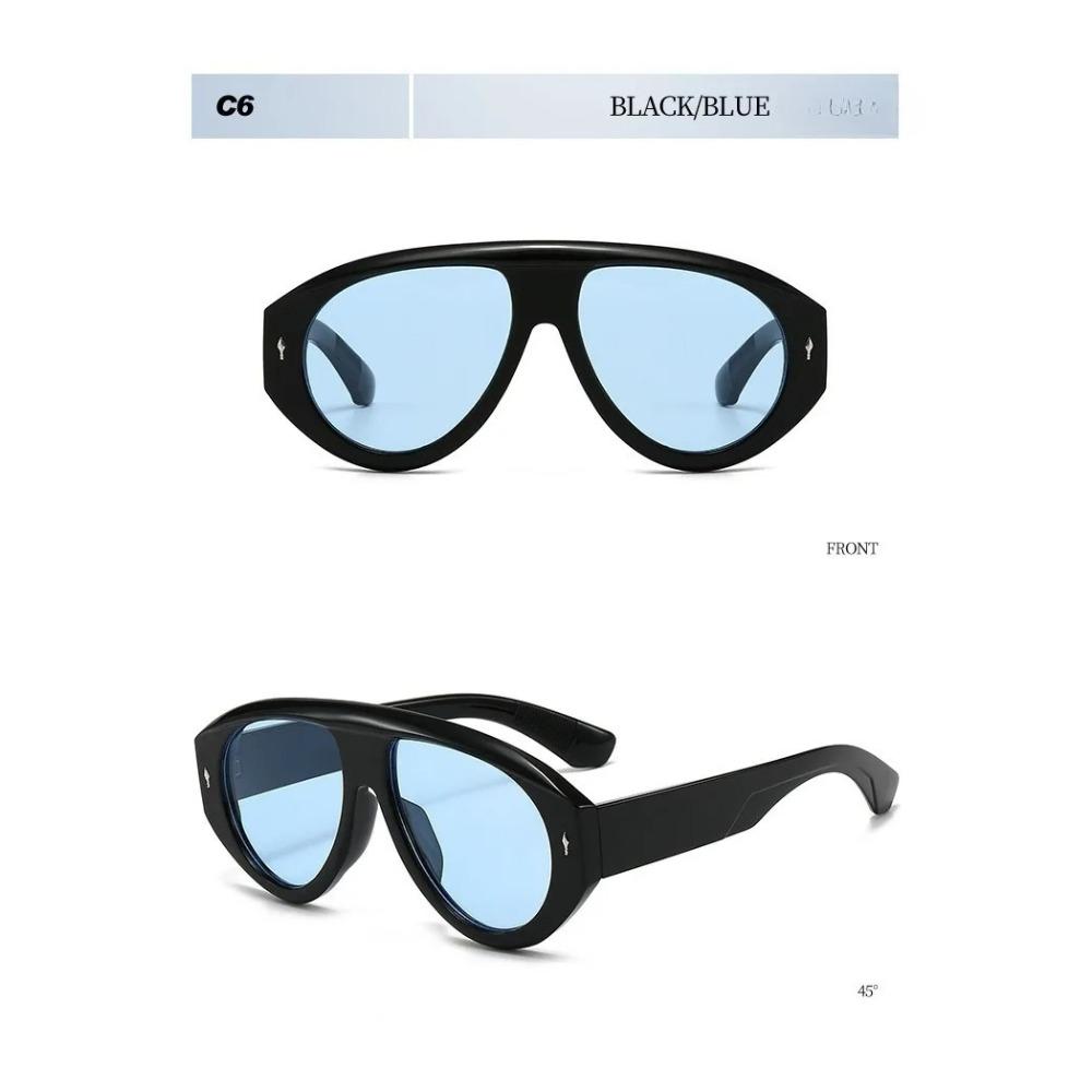 New Oversized Sunglasses Stylish Street-Style Shades Outdoor Travel UV-Protective Eyewear UV400 Unisex Classic Driving Glasses