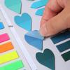 PET Extra Thin Classification Index Marking Stickers - Colored, Translucent, Long Strips for Students