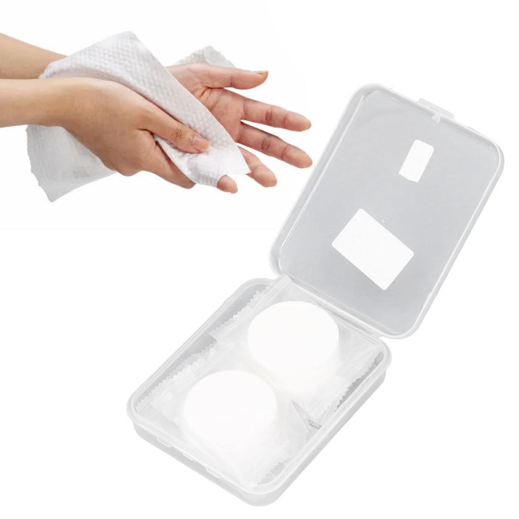 6pcs Compressed Towel Face Cleansing Compressed Towels Thick Portable Disposable Compressed Towel Tablets for Home Travel