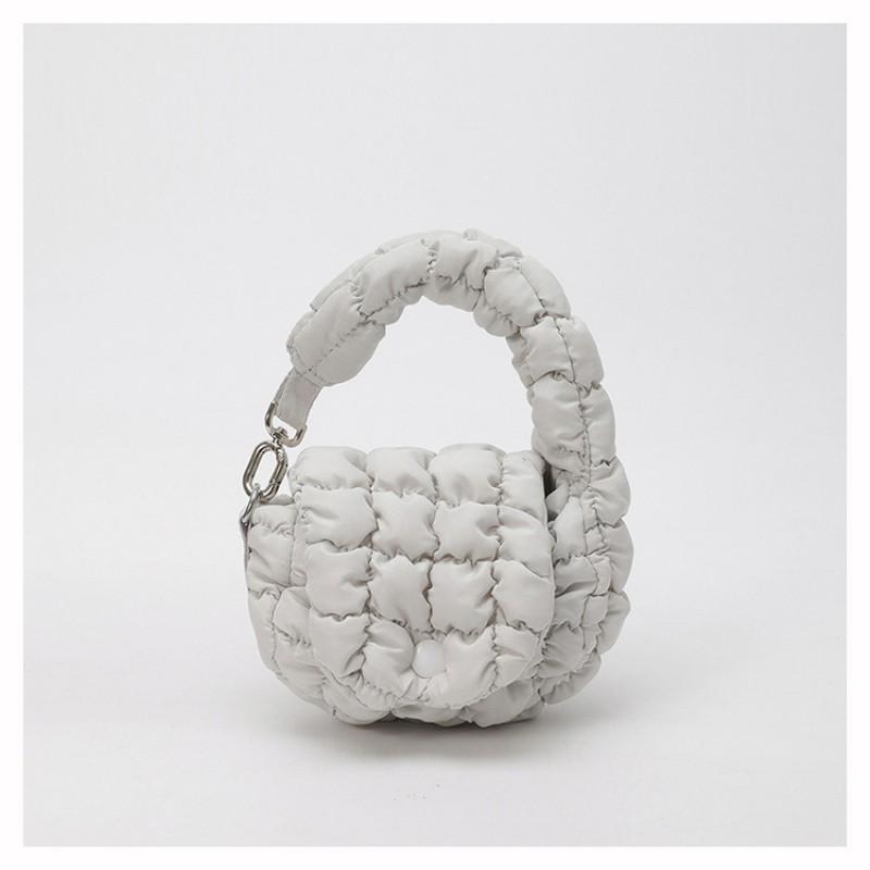 Fashionable New Style Pleated Cloud Bag Mini Change Purse Decorative Korean Storage Portable Decoration All-match Small