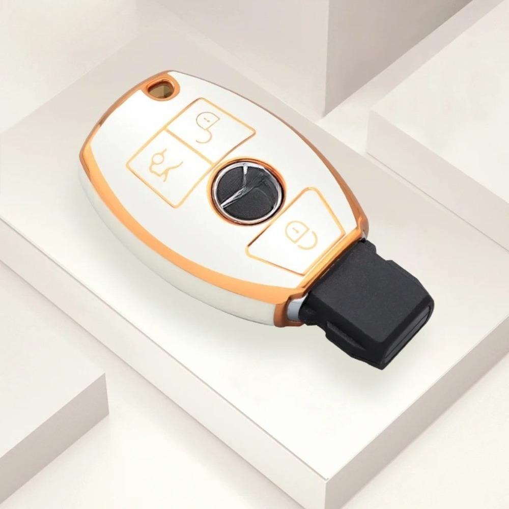 

TPU Car Key Case Cover Shell for Mercedes Benz W204 W205 W206 W212 W213 W221 W222 W223 W463 A C E S Class GLA GLE GLC GLK GLS