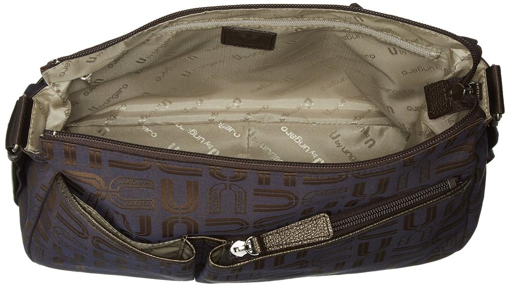 by Shoulder bag Made in original jacquard navy [You Ungaro] [Balma] Japan, fabric,