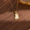 Cross-border E-commerce Heart Diamond Necklace - Classic, Creative, Versatile, and Exquisite Clavicle Chain Jewelry