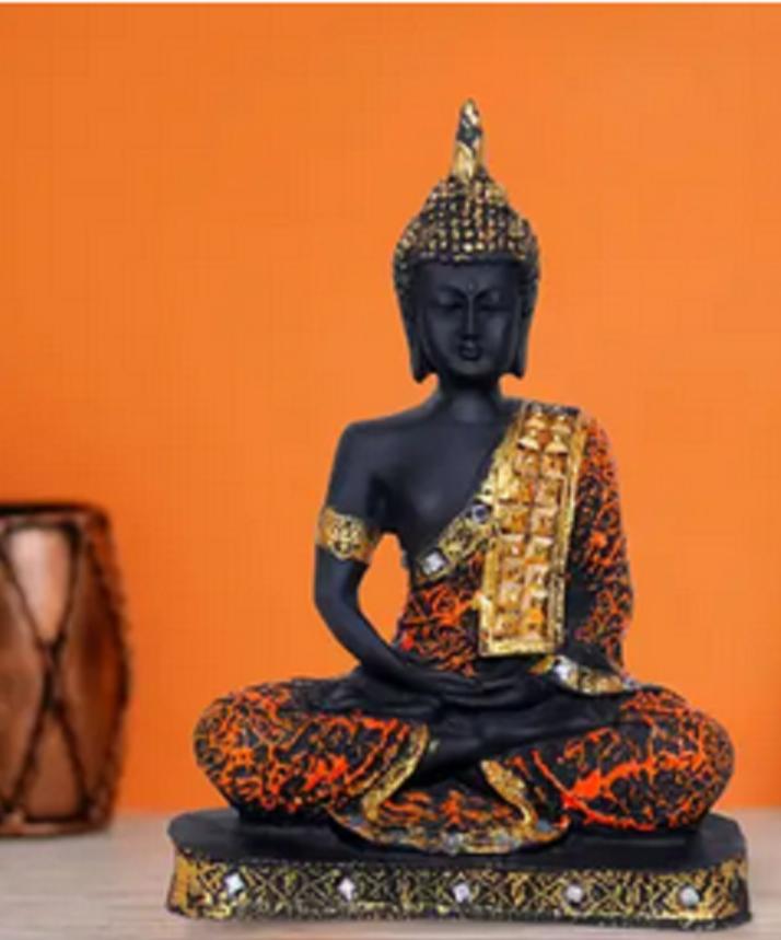 @ Indian Traditional Lord Gautam Buddha Figurine For Home Showpiece 404Gm Zr-9001-60%Off