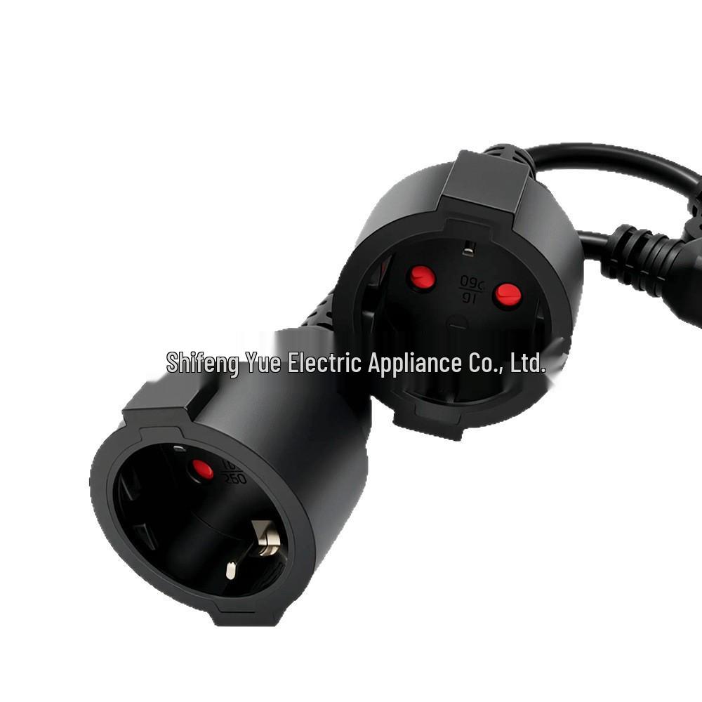 35cm Australian To European Standard Male-Female Power Extension Cord (SAA To European Plug)