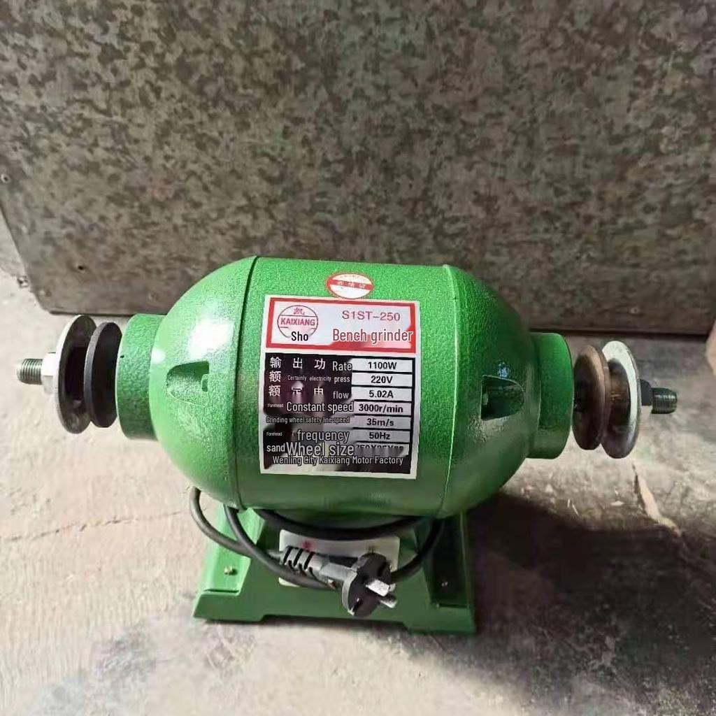 Compact 220V Electric Knife Sharpener & Multifunctional Desktop Polishing Grinder
