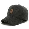 Hat Men's Winter Fleece Ear Protector Warm Cap Dad Grandpa Outdoor Cold Baseball Cotton Hat