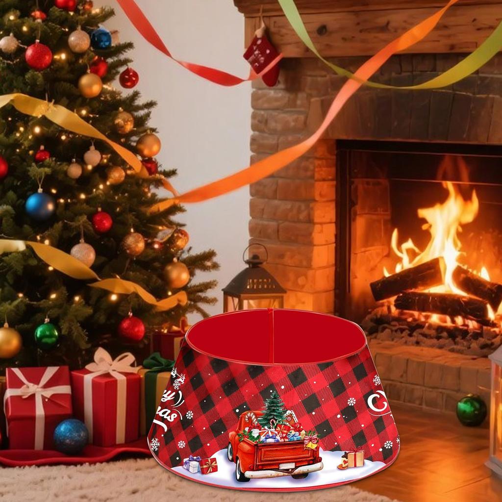 Tree Collar Holiday Decor Artificial Christmas Tree Collar For Home Apartment Living Room Study Family Gathering Themed Events