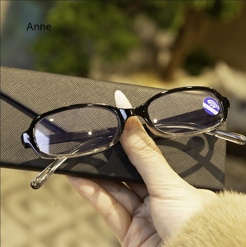 Women Vintage Small Oval Glasses Y2K Style Eyeglasses Outdoor Fashion Anti Blue Light Glasses Computer Protection Eyewear Oculos