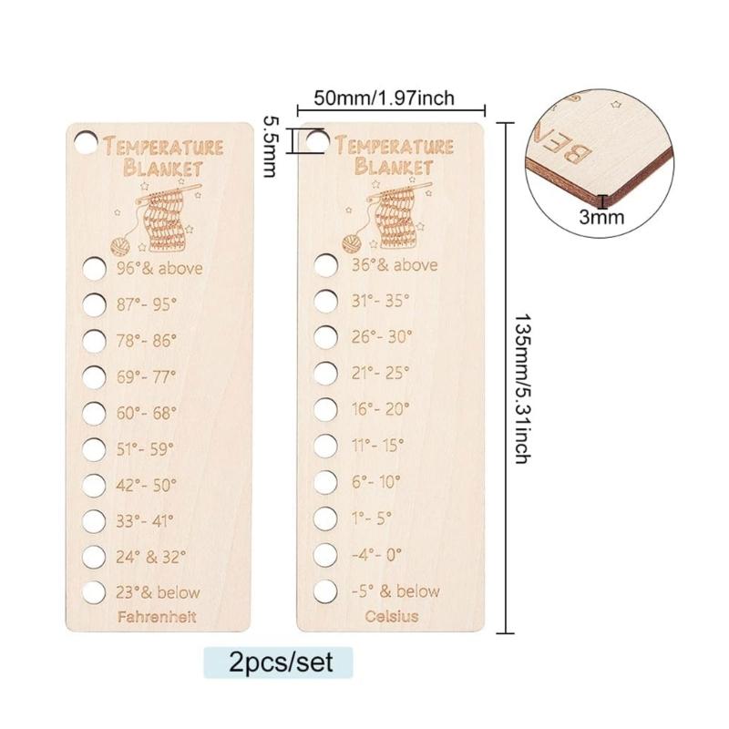 Practical Temperature Blanket Practical Blanket Planner Reusable Color Cards