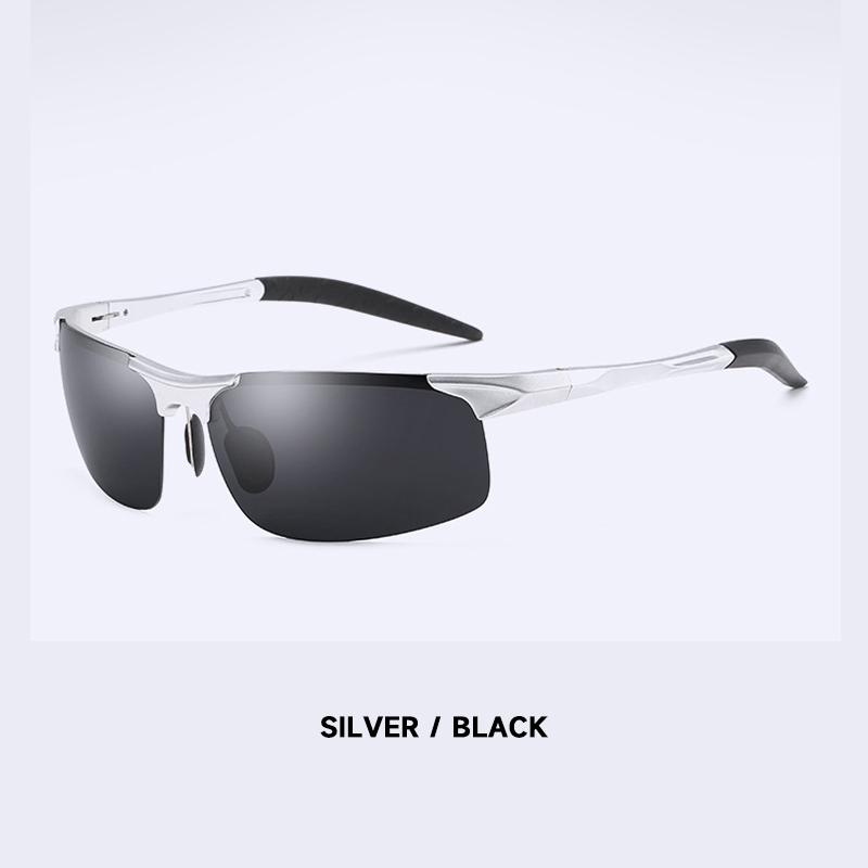 Aluminum Magnesium Running Cycling Sports Glasses Men Polarized Protective Sunglasses High Quality Goggles Uv400 Eyewear