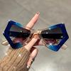 New European and American wind anti-blue light cat's eye butterfly eye large frame women's sunglasses fashion personality catwalk street shootin