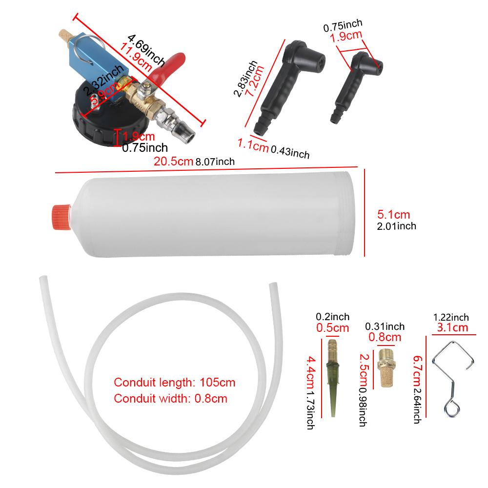 Hydraulic Clutch Car Brake Fluid Oil Change Tool Car Accessorie Oil Bleeder Empty Exchange Drain Kit Oil Pump