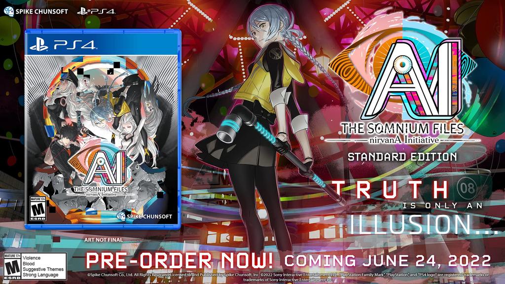 The Somnium Files nirvanA Initiative Standard Edition North PS4 AI – (Imported Version America) -