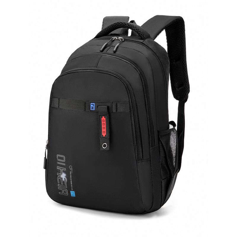 

And Simple Versatile Backpack With Laptop Compartment For Travel School Bag чорний