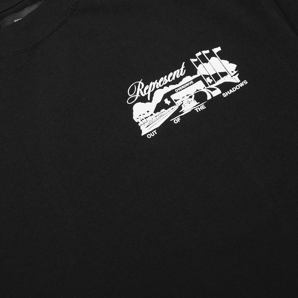 Unisex Minimal Out Of The Shadows Graphic Cotton T-Shirt Casual Streetwear Short Sleeve Tee Men Women