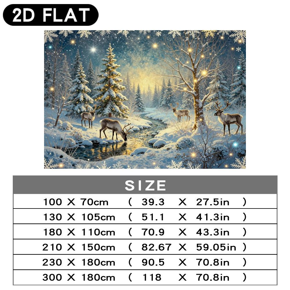 1Pcs Winter Christmas Suitable Decoration Background Winter Backdrop Decorations For Photo Studio Photo Booth Christams Party