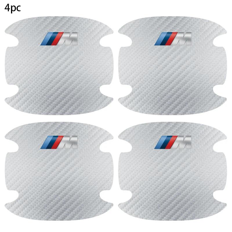 4ks Nálepky na ochranu rukojetí v prohlubni dveří auta Pro BMW M G30 G32 G01 G02 G05 G06 G07 G26 G23 G22 F40 F20 G08 G16 M3