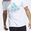 New Adidas Set In Sleeve T Shirt Men's White HC6903