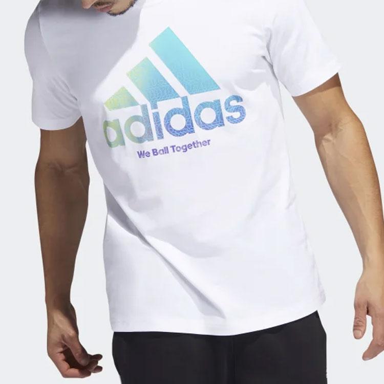 New Adidas Set in Sleeve T Shirt Men's White HC6903
