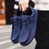 YRZL Men's Canvas Shoes Breathable Casual Walking Shoe Indoor Thin Bottom Home Bedroom Mens Slippers Comfortable Loafers for Men