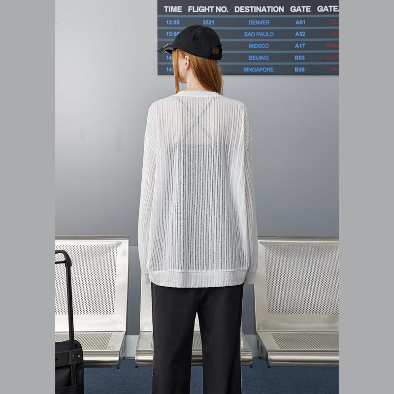 UNIFREE Celebrity Style Loose Long Sleeve T-Shirt Blouse