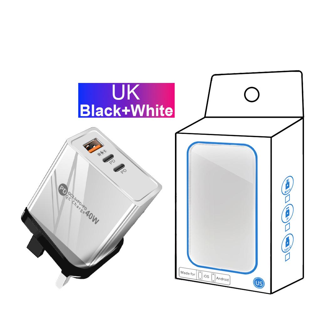 Universal Charger for US, EU, UK Standards - Original 1U+2PD Power Adapter