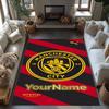 Manchester City Personalized Text Area Rug Perfect for Balcony Playrooms Study Room Kitchen Antislip Carpet Decorate Offices Gift for Festivals