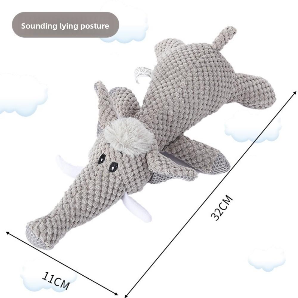 Unzerstörbares Hundespielzeug Interaktives Weiches Fleece Hundespielzeug Cartoon Design Quietschfunktion Haustier Hund Kauspielzeug Hundezubehör