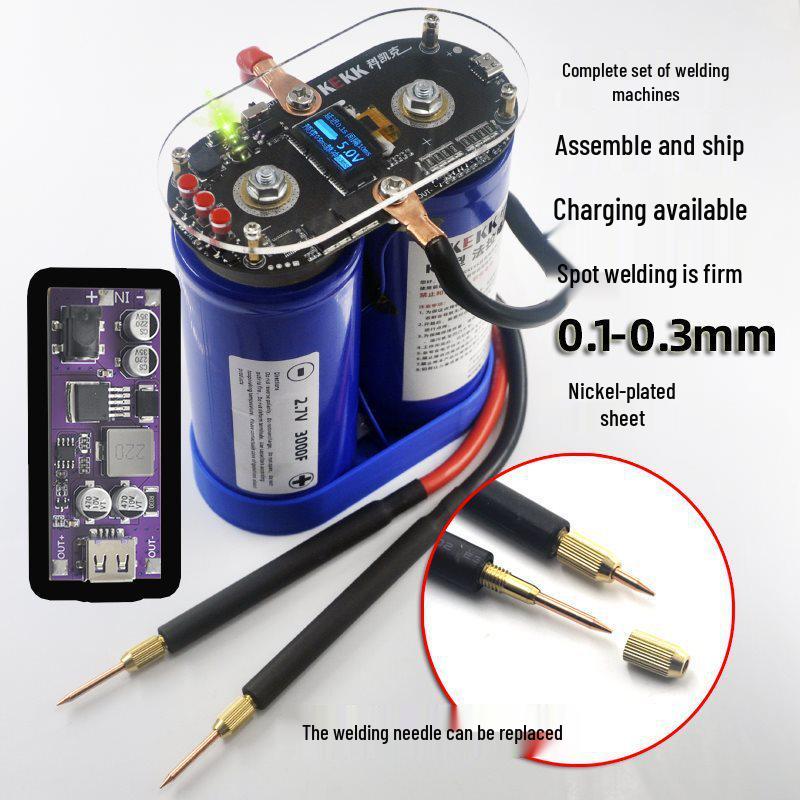K7 Dual Pulse Capacitor Spot Welder & Intelligent Control Display for 18650 Lithium Battery DIY