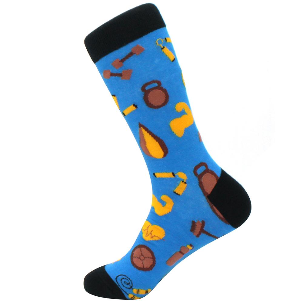 Calcetines de invierno coloridos para hombre algodón peinado suave de llevar cálidos Divertidos Felices hombre mujer calcetines largos Calcetines de hombre vestido de negocios