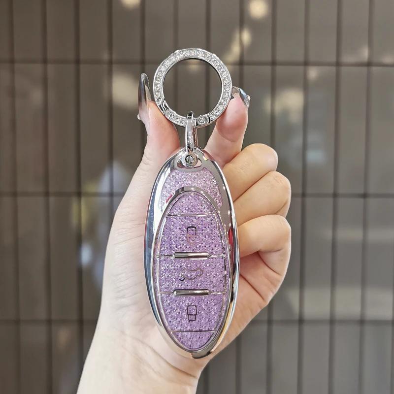 Suitable For Bestturn Keycase B70 T55 T77Pro T33 T99S Keycover Key Shell Keychain Buckle Bag Diamond Car Key