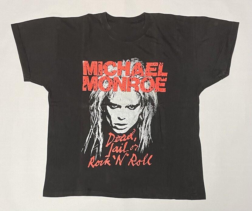 

Hanoi Rocks Vintage Michael Monroe TSHIRT Cotton Unisex Tee All Sizes S291 Unisex T-Shirt S