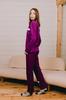 Women’s Warm Pajama Set – Cozy Long Sleeve Top & Pants with Button Closure, Demi-Season, 8240-023-33-1 HC