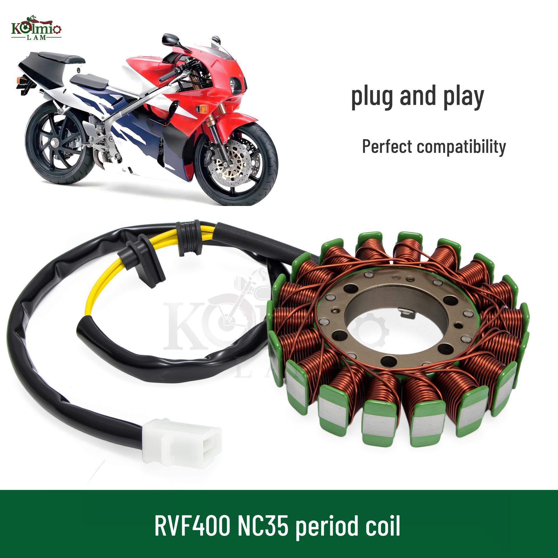 

Fits Honda RVF400 NC35 Motorcycle Ignition, Magneto, and Generator Coils. 105