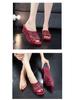 Women's 2025 Fashion High Heel Non-Slip Slippers - Summer Hollow Out, Comfortable, Thick Sole, One-Strap Design for Outdoor Use