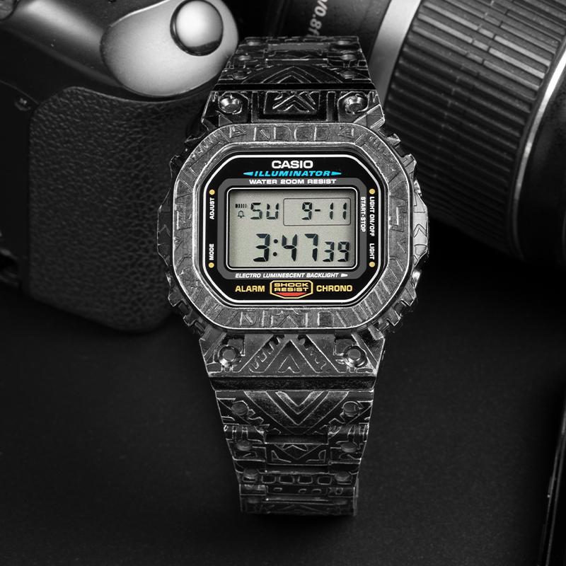 CASIO Unisex G-SQUAD Series 43.2mm Black Watch DW-5600UE-1A(Team788--)