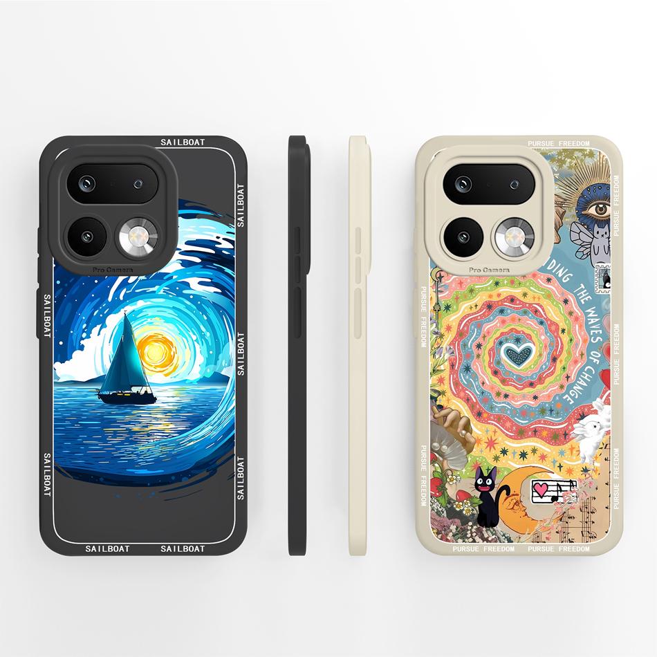 For Realme 16 Pro Plus 5G Case Cute Candy Painted Soft Liquid Silicone Back Cover For Realme 16 Pro+ Full Coverage Phone Housing
