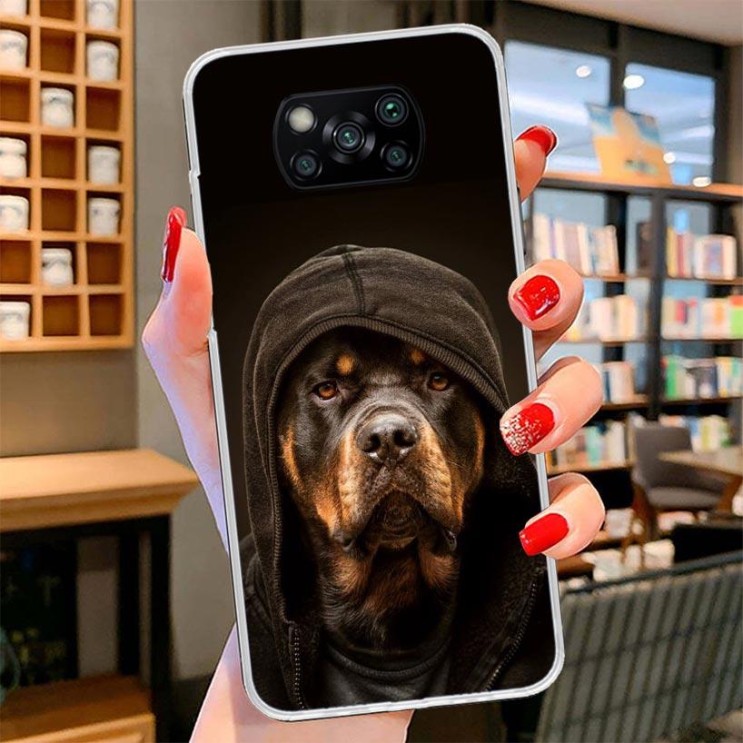 Rottweiler Dog Cover Phone Case For Xiaomi Poco F7 Ultra X7 X6 X5 Pro M7 Redmi 15C 15 13C 13 12C 12 10C 10 9A 9C 9T 9 Shell Poco